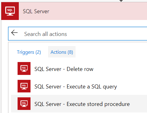 Microsoft Flow Execute Sql Query